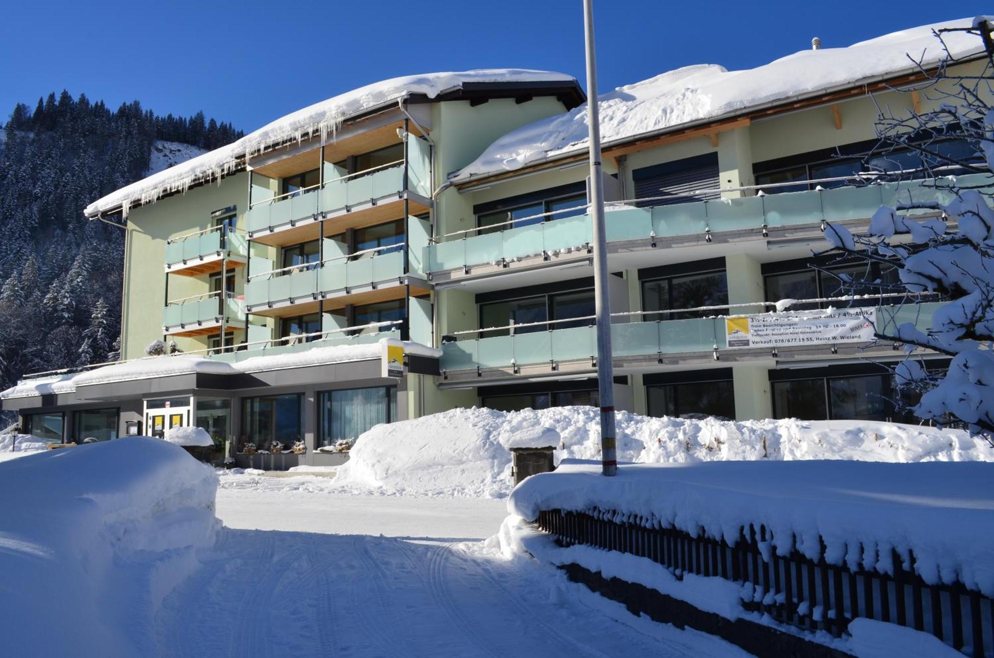 Hotel Hahnenblick Engelberg Bagian luar foto