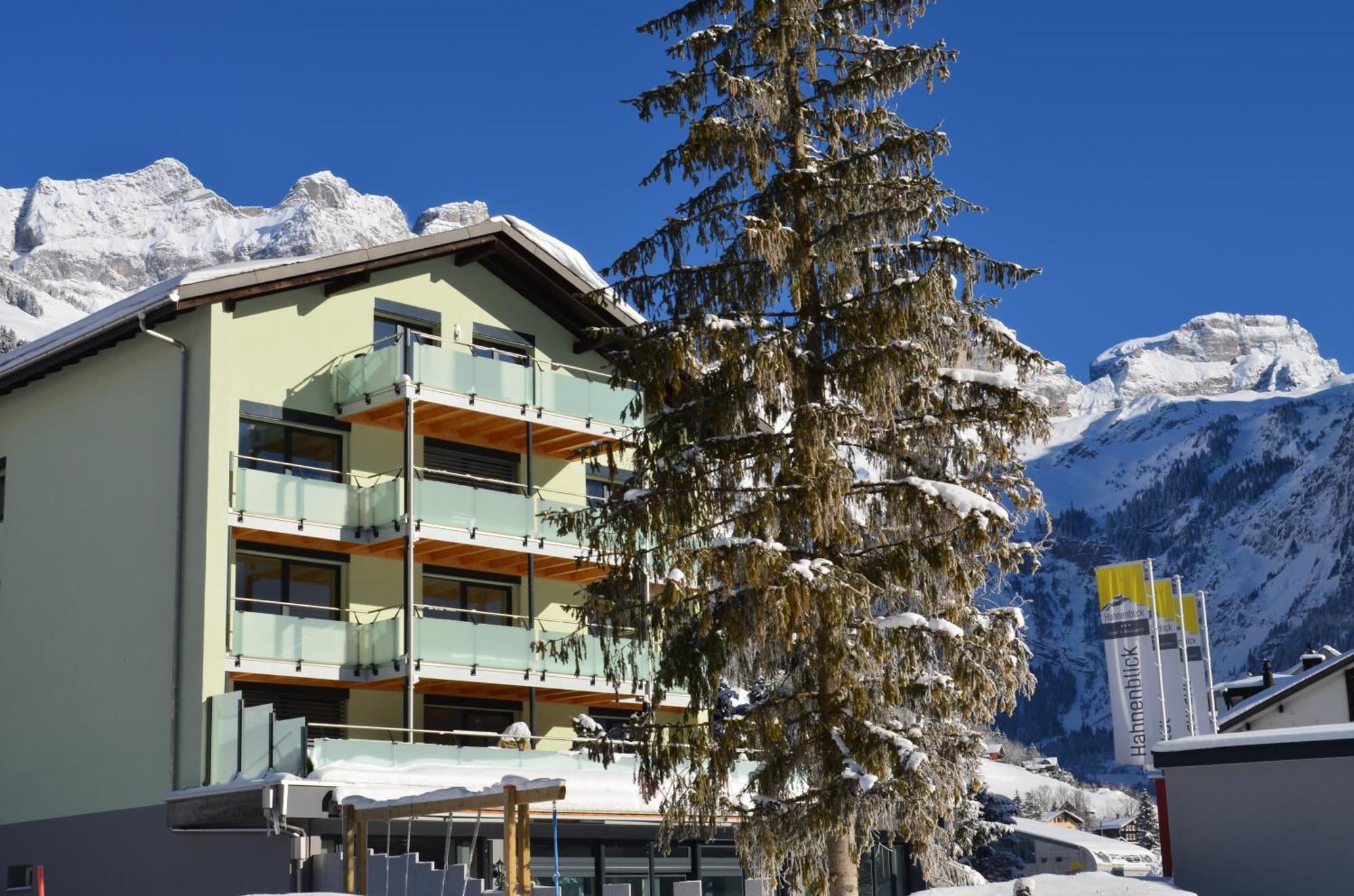 Hotel Hahnenblick Engelberg Bagian luar foto