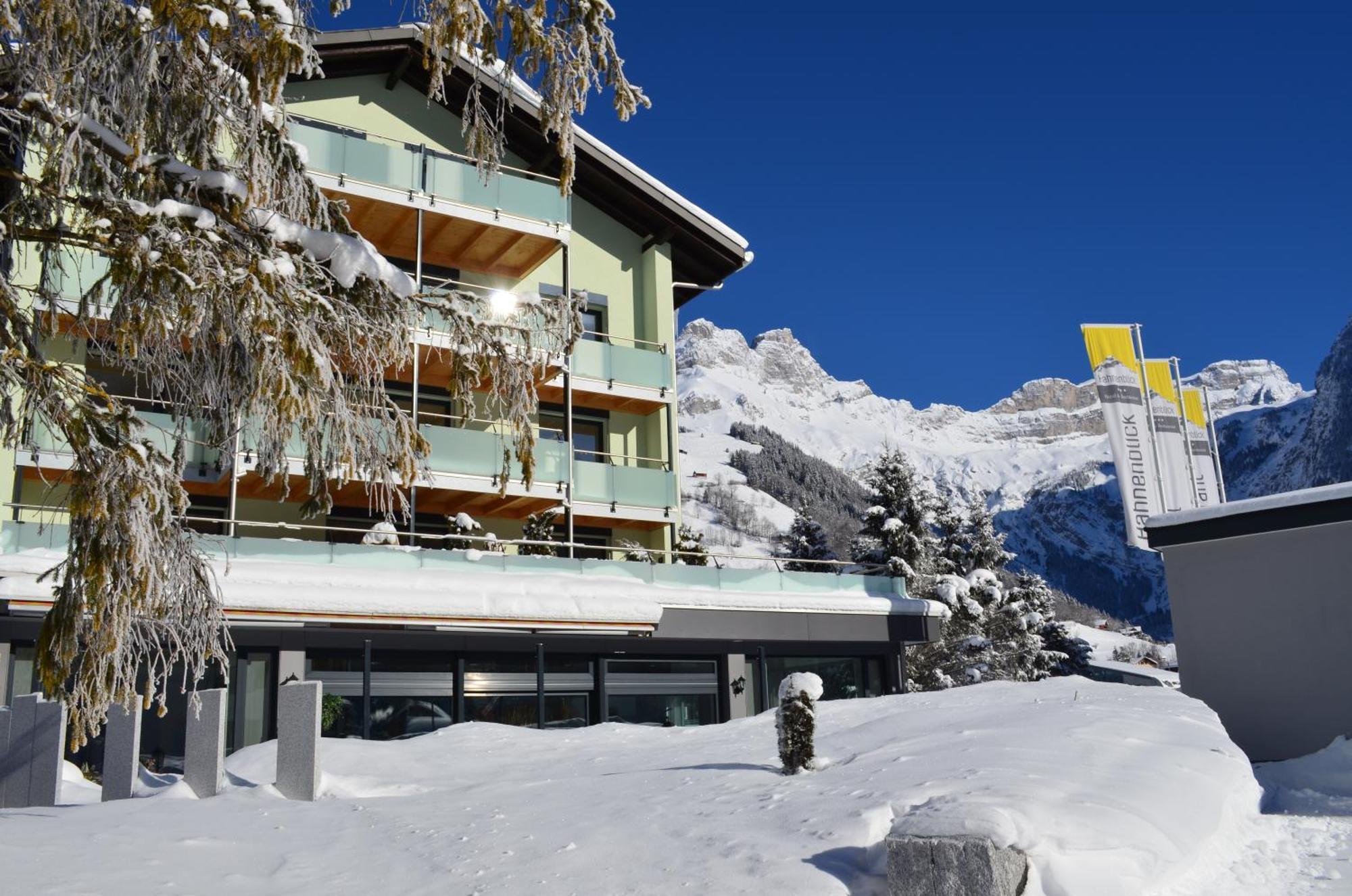 Hotel Hahnenblick Engelberg Bagian luar foto