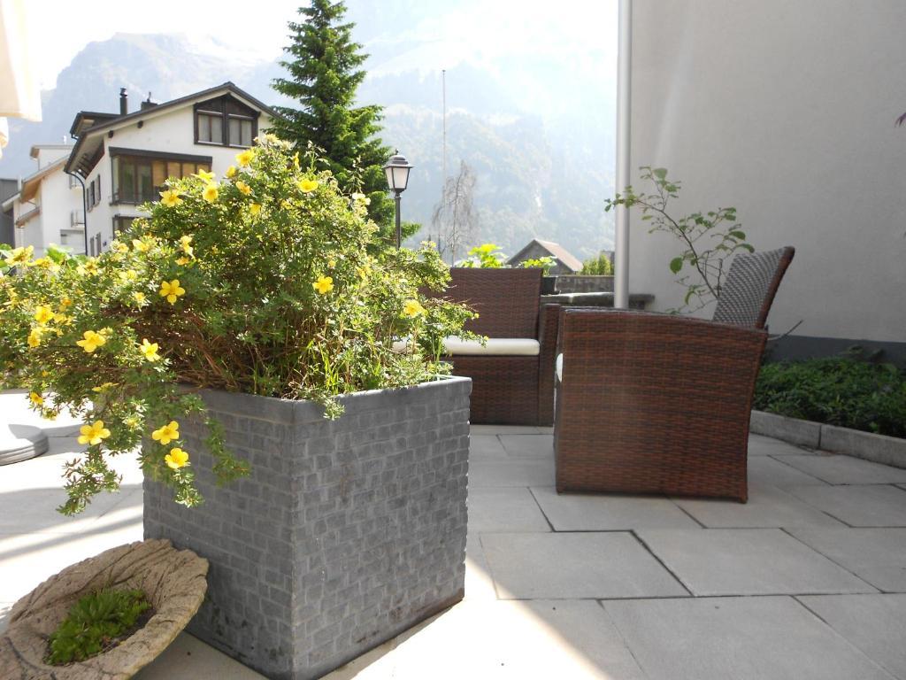 Hotel Hahnenblick Engelberg Bagian luar foto