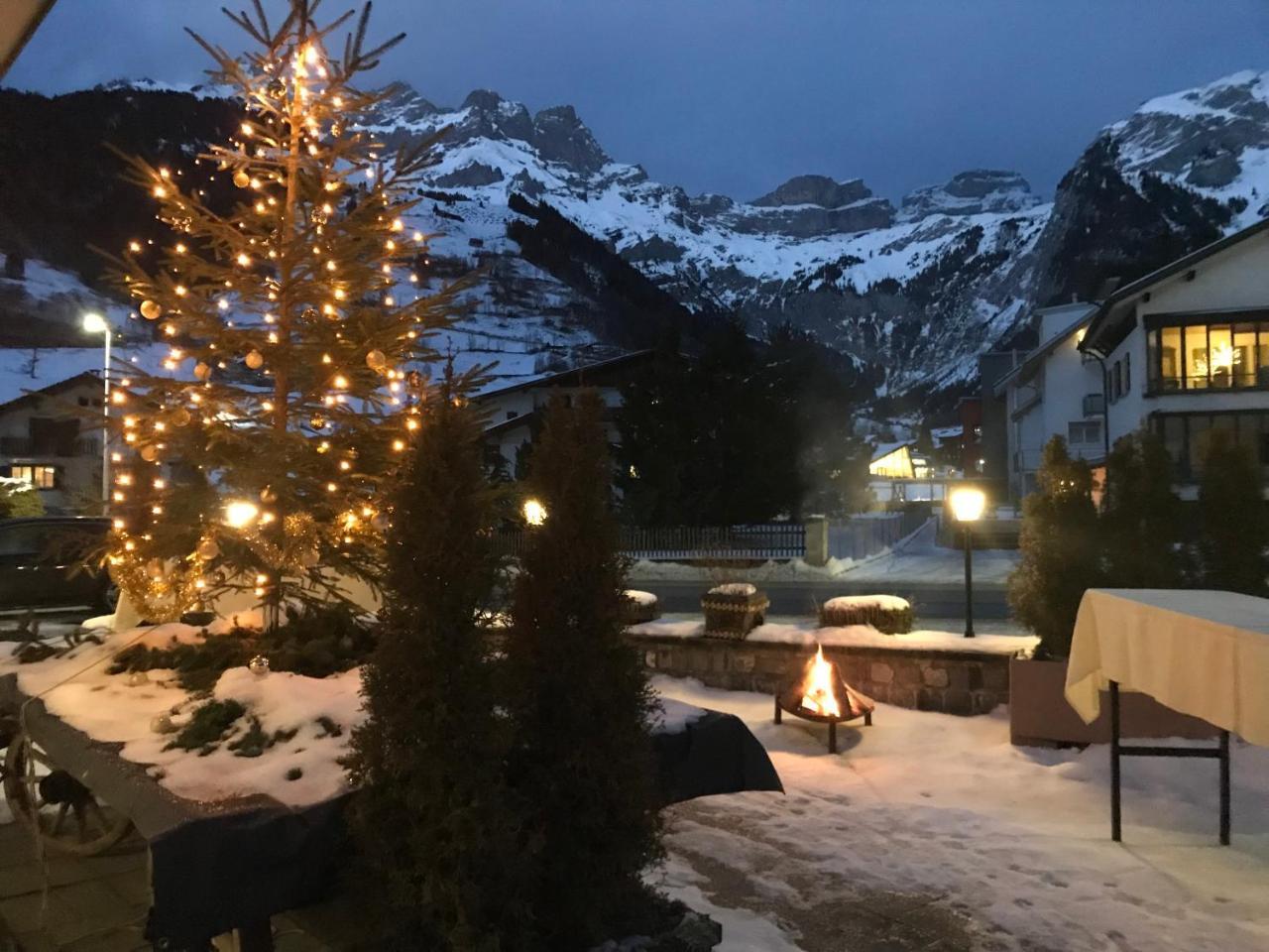 Hotel Hahnenblick Engelberg Bagian luar foto