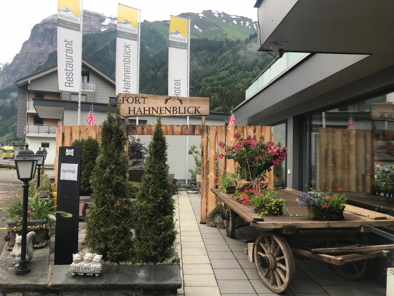 Hotel Hahnenblick Engelberg Bagian luar foto